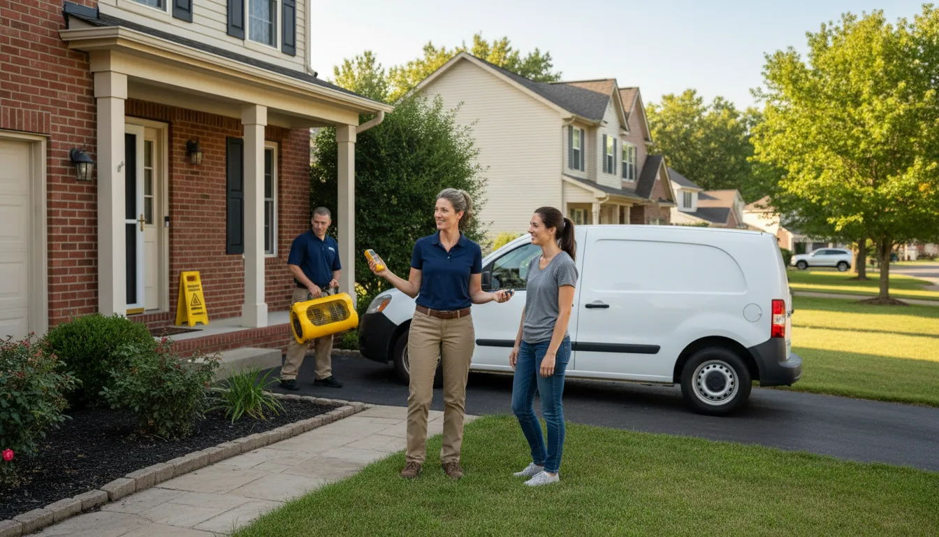 Residential water damage restoration in Kingston, TN